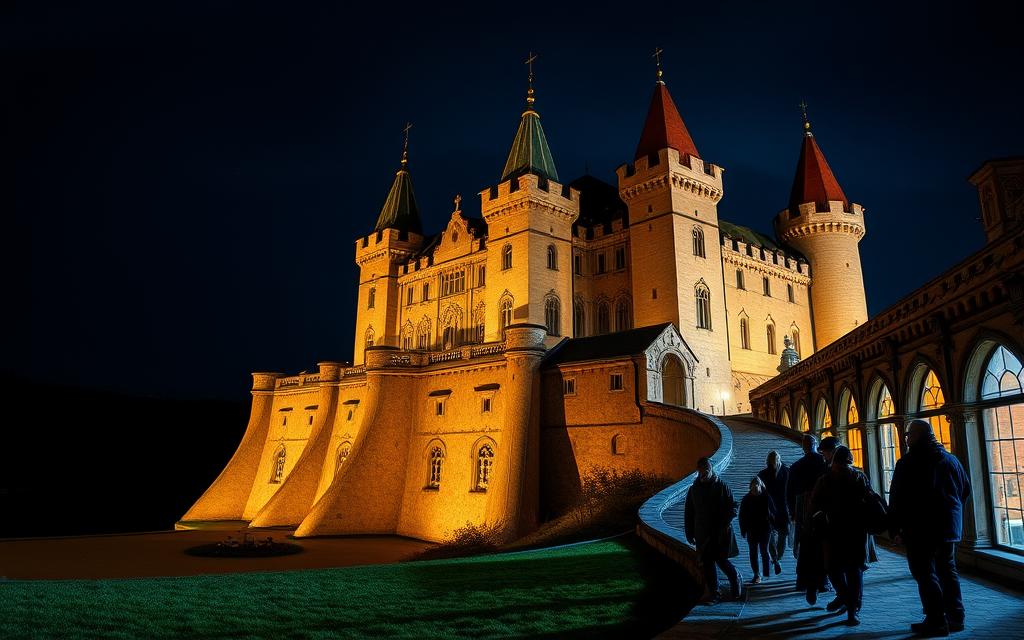 zamek książ nocne zwiedzanie